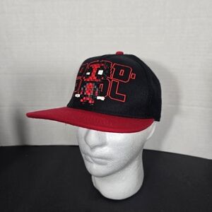 Marvel Pixel Deadpool Wool Blend Snapback Hat Cap
